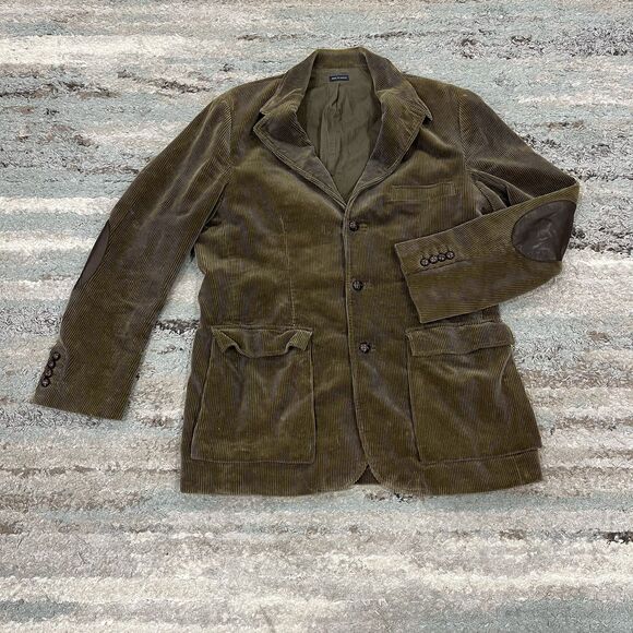 Polo Ralph Lauren Other - Polo Ralph Lauren Vintage Chore Jacket  Corduroy Blazer Green Men's Large